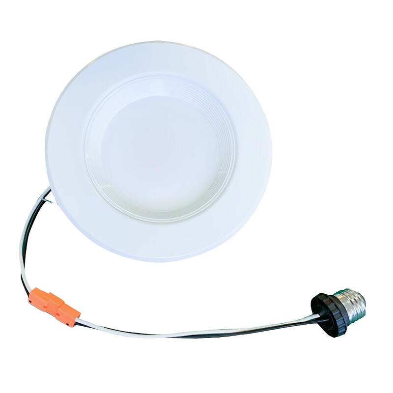 LED 5/6" Recessed Light, Dimmable, E26 Base, 5 Color Temperature